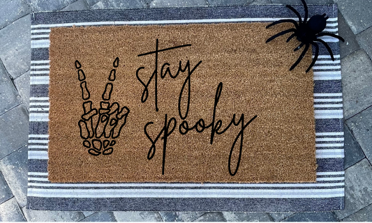 Stay Spooky Door Mat